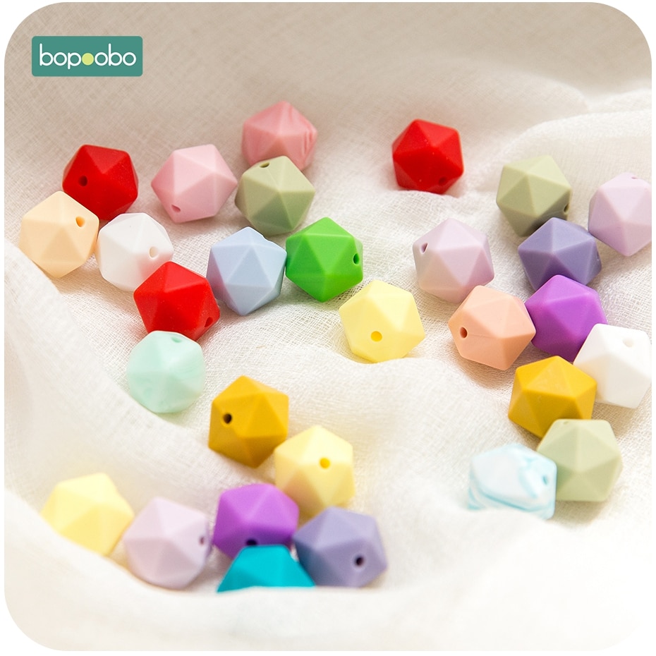 Silicone Teething Beads Baby Accessory (10 pcs)